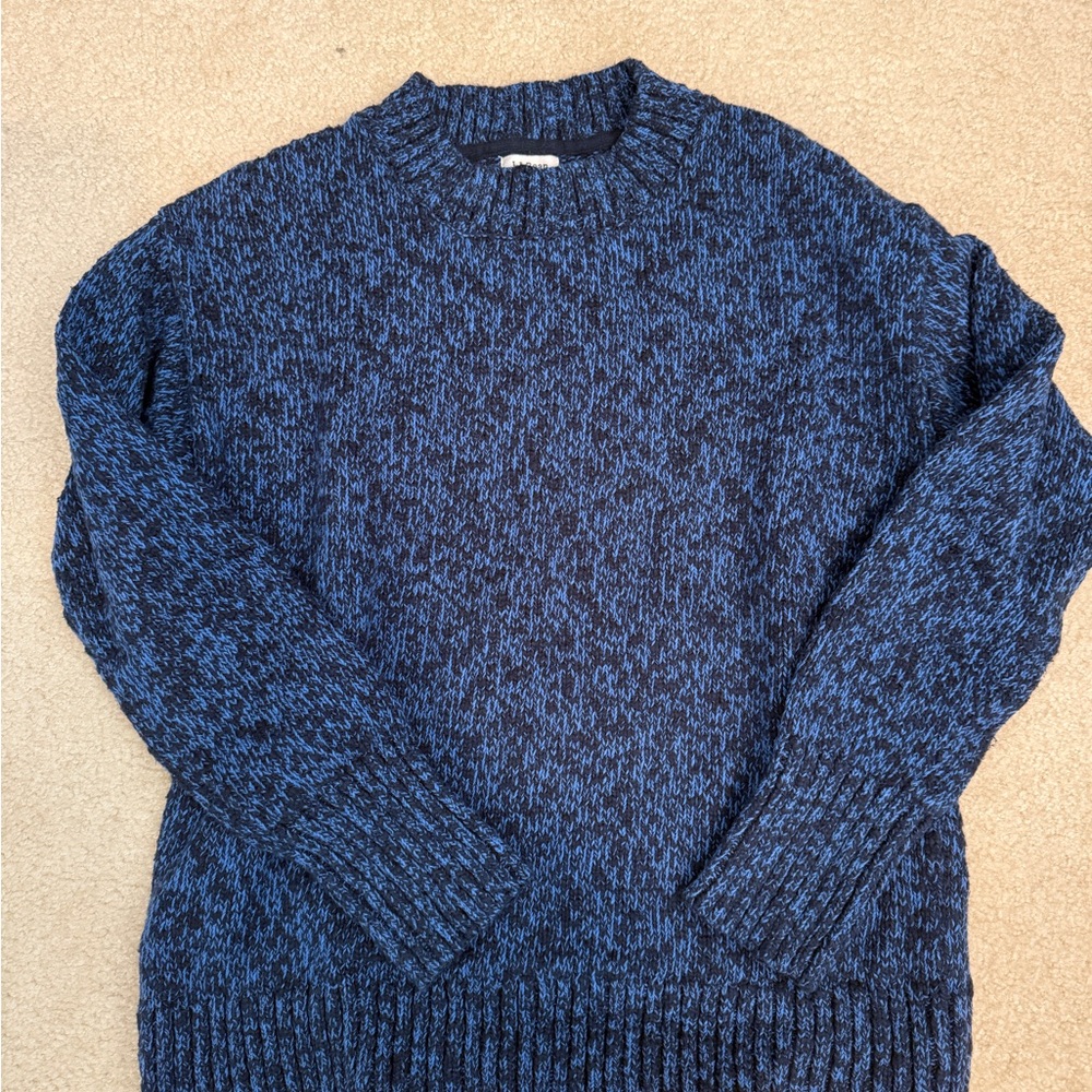 LL Bean Unisex Small Blue Sweater
